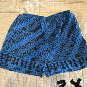 Purple Brand Men's Athletic Shorts - Blue